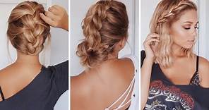 3 Easy Hairstyles for Short/Medium Length Hair | Ashley Bloomfield