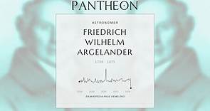 Friedrich Wilhelm Argelander Biography - German astronomer (1799–1875)