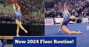 Morgan Hurd showcases her NEW 2024 Floor routine - Florida Gators NCAA Gymnastics