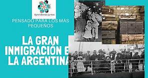 La inmigración en Argentina - Primer ciclo