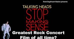 Talking Heads: Stop Making Sense (Greatest Concert Film of all Time?)