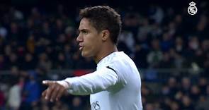 Raphaël Varane tackles and blocks | Real Madrid