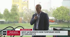 A's owner John Fisher speaks about team's move to West Sacramento