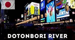 🇯🇵 Osaka Dotonbori River | Japan Walking Tour 4K