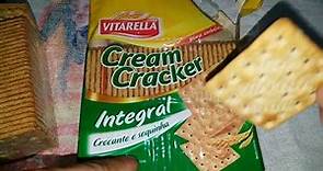 Provei o CREAM CRACKER integral {VITARELLA}. Veja só..