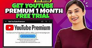How To Get Youtube Premium 1 Month Free Trial 2024 | Full Guide