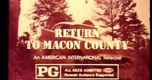 Return to Macon County trailer (1975)