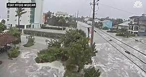 Timelapse shows devastating storm surge from Hurricane Ian in Fort Myers, Florida