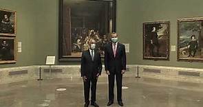 Su Majestad el Rey y Presidente de Portugal visitan el Museo Nacional del Prado