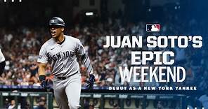 Relive Juan Soto's Yankees debut weekend!