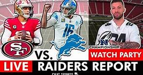 49ers vs. Lions Live Stream, NFL Playoffs, NFC Championship FREE FOX Watch Party | Raiders Report