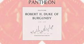 Robert II, Duke of Burgundy Biography - Duke of Burgundy