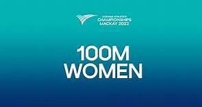 Women's 100m Open Final: Zoe Hobbs AREA RECORD