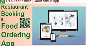 Food Ordering App & Restaurant Order Management App