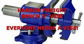 Every Shop Needs This Tool! New Harbor Freight Bench Vise Review