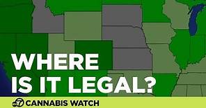 MAP: Where is weed legal?