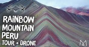 Rainbow Mountain Hike Cusco Peru + Rare Drone Footage!