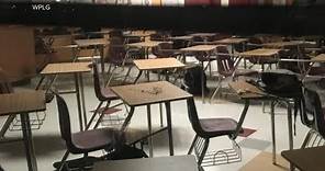 Haunting images show classrooms after deadly Florida school shooting