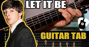 Como tocar Let It Be (The Beatles) en guitarra acústica | Tablaturas TCDG