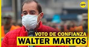 EN VIVO: Walter Martos solicita voto de confianza al Congreso del Perú