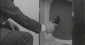 Joseph Beuys performing "Felt TV", 1970 - Fluxus movement