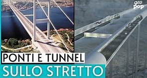 Ponte sullo Stretto di Messina: il progetto costruttivo ufficiale e le altre alternative