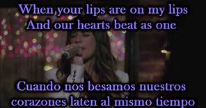 Glee - Give your heart a break / Sub spanish with lyrics