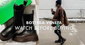 BOTTEGA VENETA TIRE BOOTS. ARE THEY WORTH IT? | REVIEW & OUTFIT IDEAS TO STYLE YOUR CHUNKY BOOTS