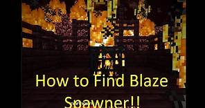 Minecraft - How to Find a Blaze Spawner - Blaze Rods - Everything Blaze