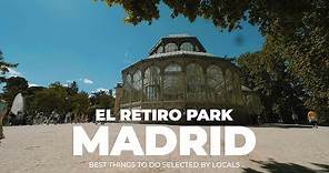 El Retiro Park (Parque del Retiro) - Madrid, Spain