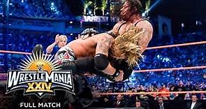 FULL MATCH - Edge vs. The Undertaker – World Heavyweight Championship Match: WrestleMania XXIV