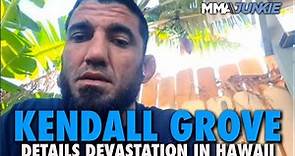 UFC Veteran Kendall Grove Gives Emotional Interview About Impact of Maui Wildfires