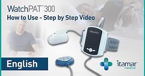 WatchPAT 300 Sleep Apnea Test - How to Use