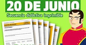 20 de Junio: una secuencia didáctica imprimible sobre Manuel Belgrano lista para usar con tus alumnos de Segundo Ciclo