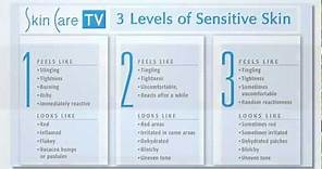 3 Levels of Sensitive Skin