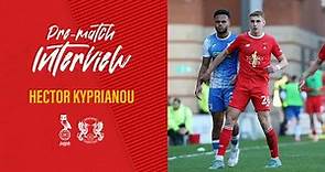 "We're headed in the right direction." | Hector Kyprianou on trip to Oldham Athletic