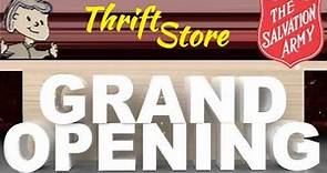 GRAND OPENING of a Salvation Army Thrift Store! New location near Chicago in Evanston + Lamb's Farm.