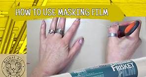 How to use Frisket Masking Film