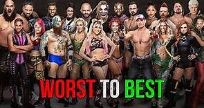 Ranking Every WWE Wrestler from Worst to Best