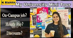 Wichita State University Mini Tour| On-Campus Jobs| Hourly Pay?| N Rishhh 🔥
