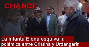 La infanta Elena esquiva la última polémica de Cristina e Iñaki Urdangarin