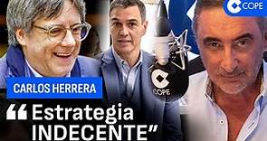 Carlos Herrera: “Crece todos los días la resistencia de la sociedad española a esa amnistía indigna”