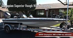 2000 Champion 186 Bass Boat for Sale