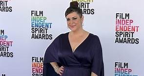 Melanie Lynskey 2023 Film Independent Spirit Awards Blue Carpet with Jason Ritter