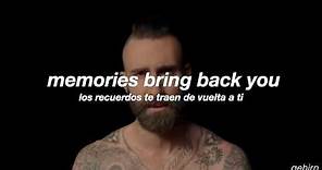 Maroon 5 - Memories // lyrics // español + official video