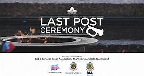 Last Post Ceremony - Leading Seaman Frank Dandridge Johnson