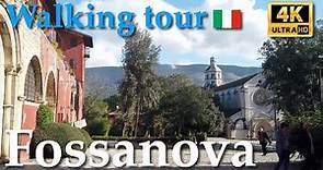 Fossanova Abbey (Lazio), Italy【Walking Tour】4K