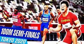 The 100m semifinals at Tokyo 2020!