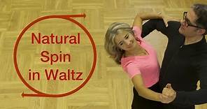 How To Dance Waltz Basic? | Natural Spin Turn