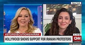 Iranian-American actress & activist Mozhan Marno on CNN -- her push to stop the executions in Iran